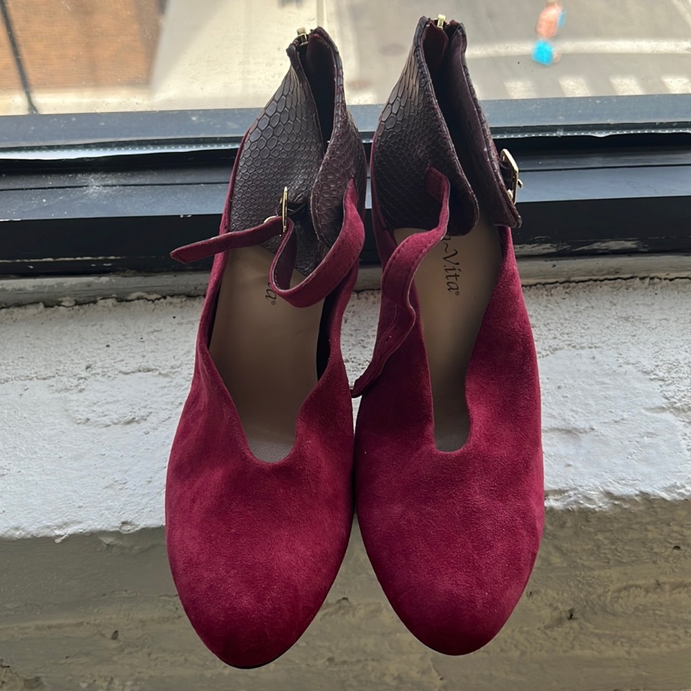 Burgundy Heels